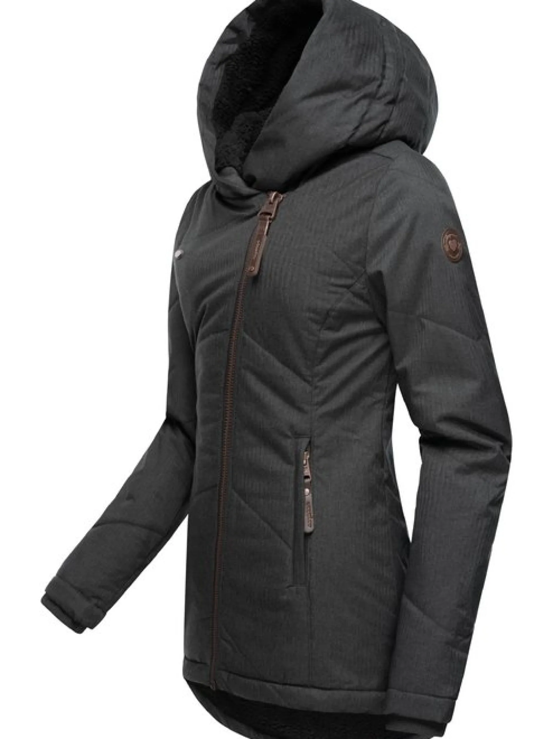 Ragwear Damen Winterjacke - Gordon in schwarz
