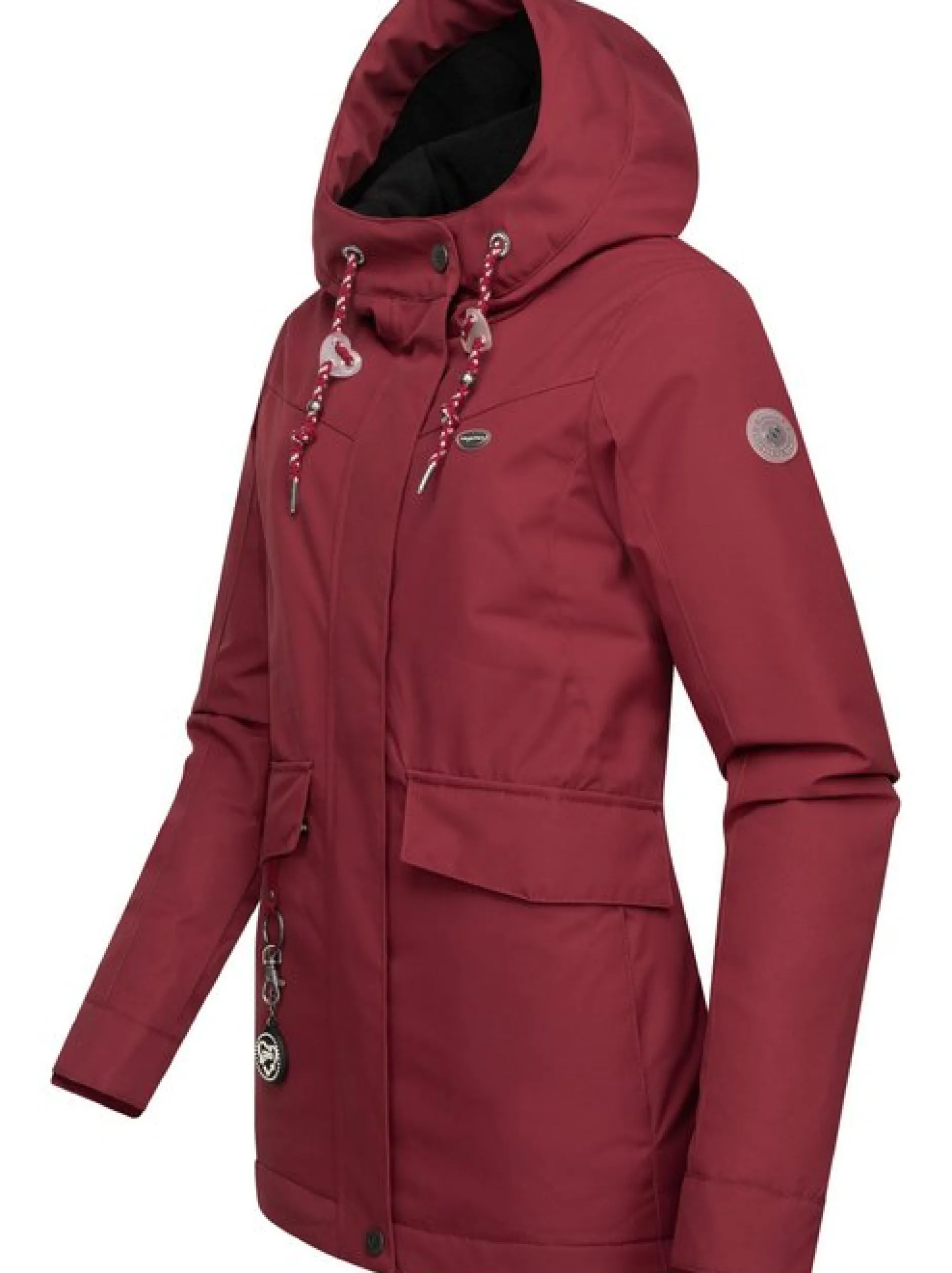 Ragwear Damen Winterjacke - Jazmin Remake II Intl. in bordeaux
