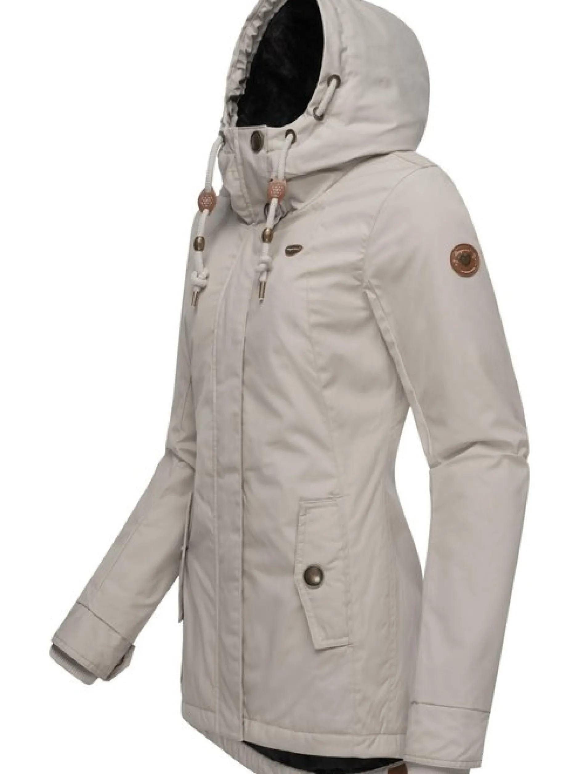 Ragwear Damen Winterjacke - Monade in grau