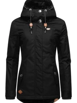 Ragwear Damen Winterjacke - Monade in schwarz