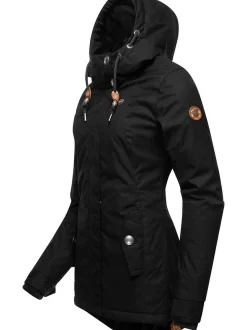 Ragwear Damen Winterjacke - Monade in schwarz