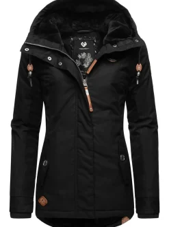Ragwear Damen Winterjacke - Monade in schwarz