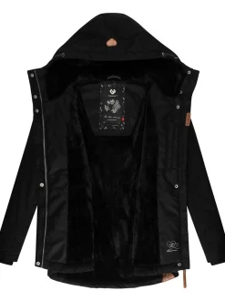 Ragwear Damen Winterjacke - Monade in schwarz