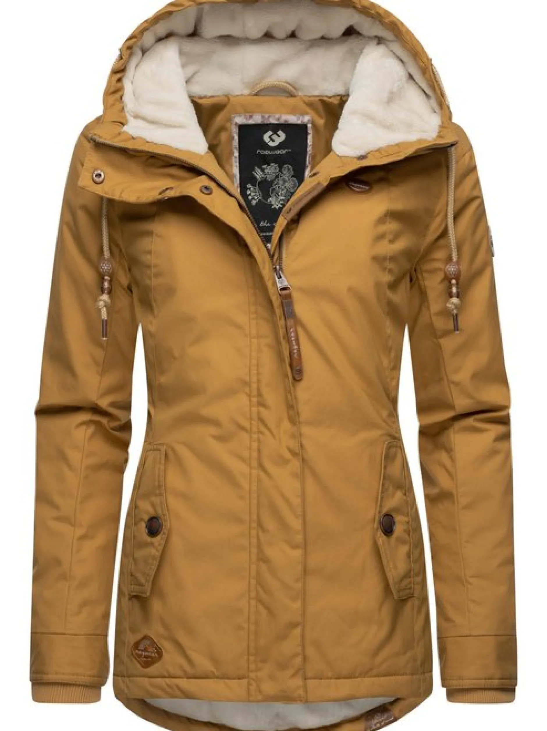 Ragwear Damen Winterjacke - Monade in camel