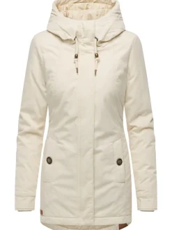 Ragwear Damen Winterjacke - Monadena Parka YOUMODO in ecru
