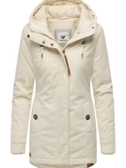Ragwear Damen Winterjacke - Monadena Parka YOUMODO in ecru