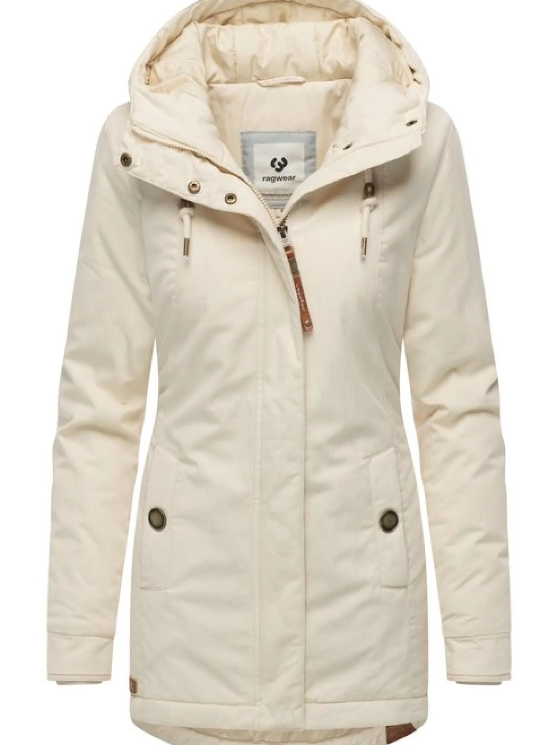 Ragwear Damen Winterjacke - Monadena Parka YOUMODO in ecru
