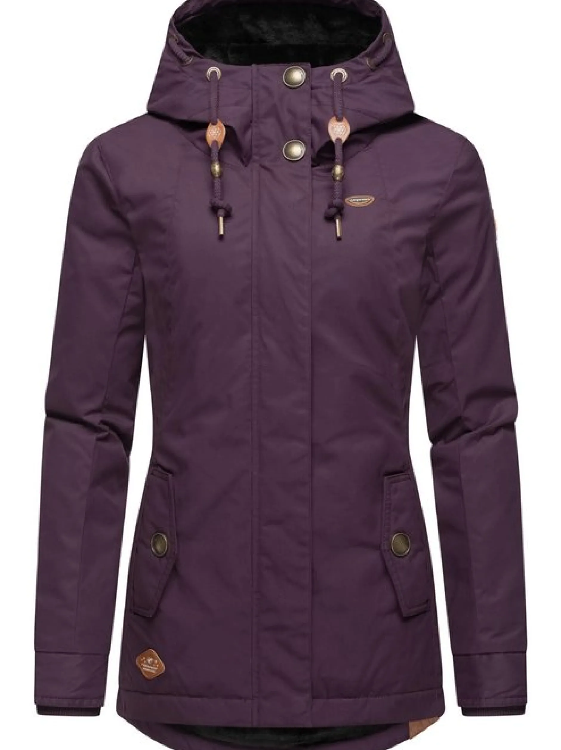 Ragwear Damen Winterjacke - Monade in lila