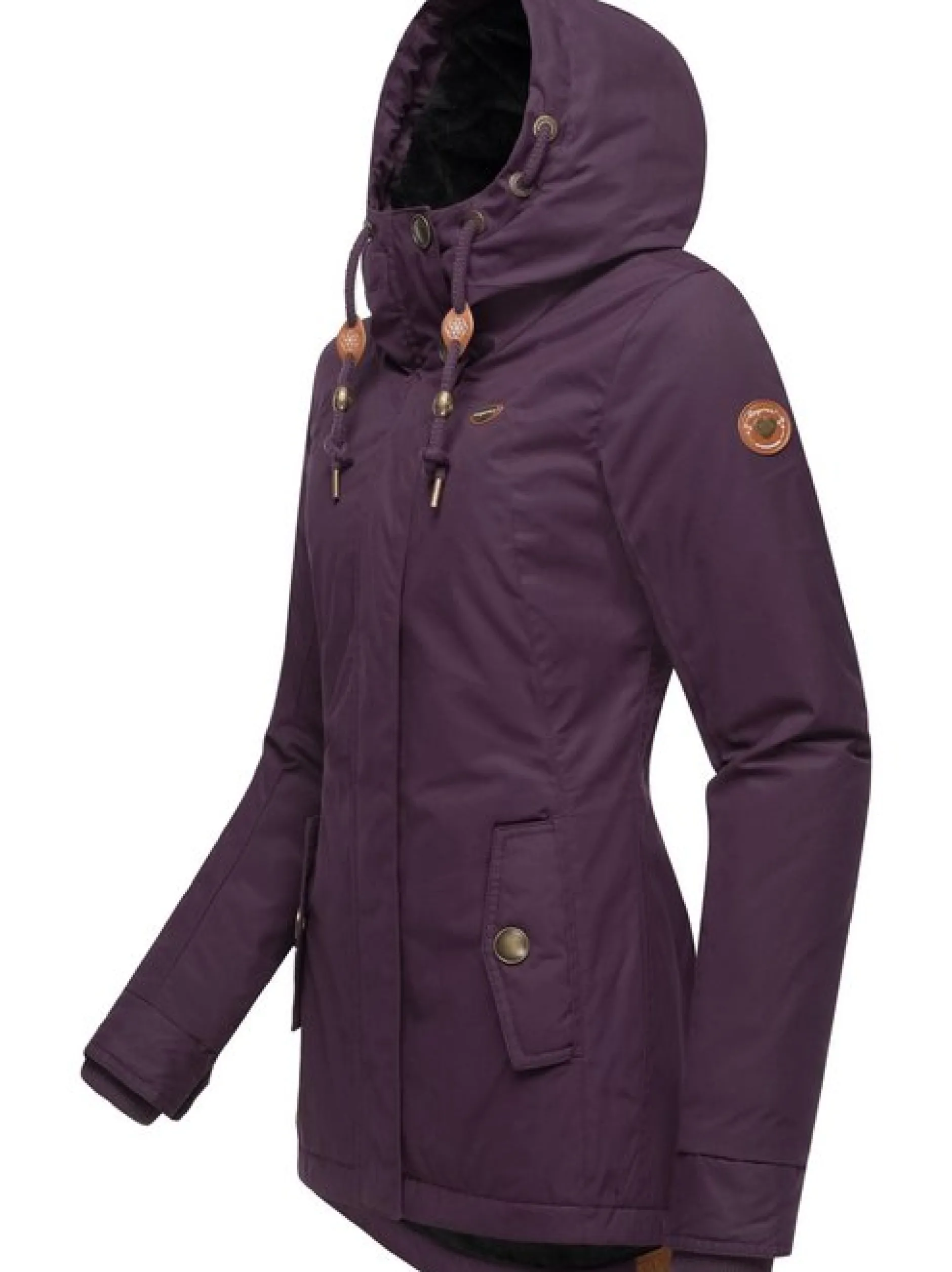Ragwear Damen Winterjacke - Monade in lila