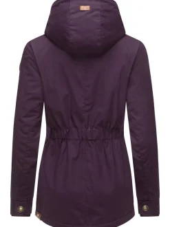 Ragwear Damen Winterjacke - Monade in lila