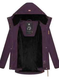 Ragwear Damen Winterjacke - Monade in lila