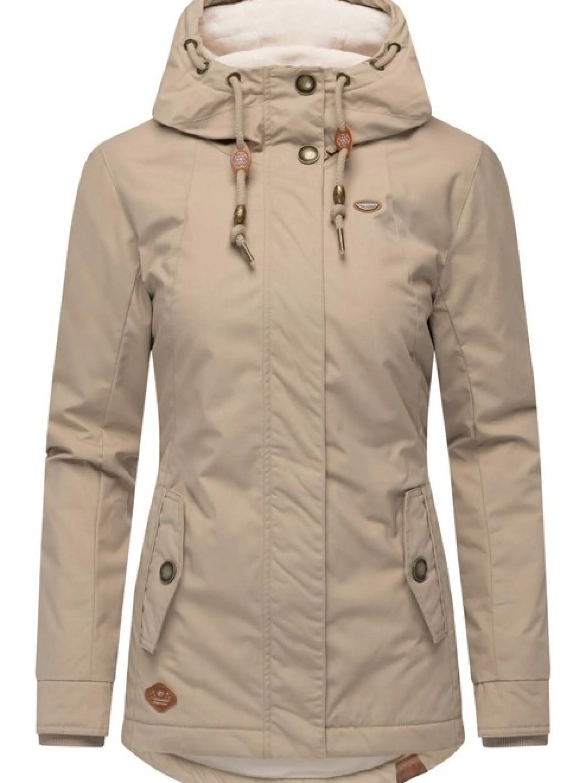 Ragwear Damen Winterjacke - Monade in taupe