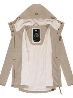 Ragwear Damen Winterjacke - Monade in taupe