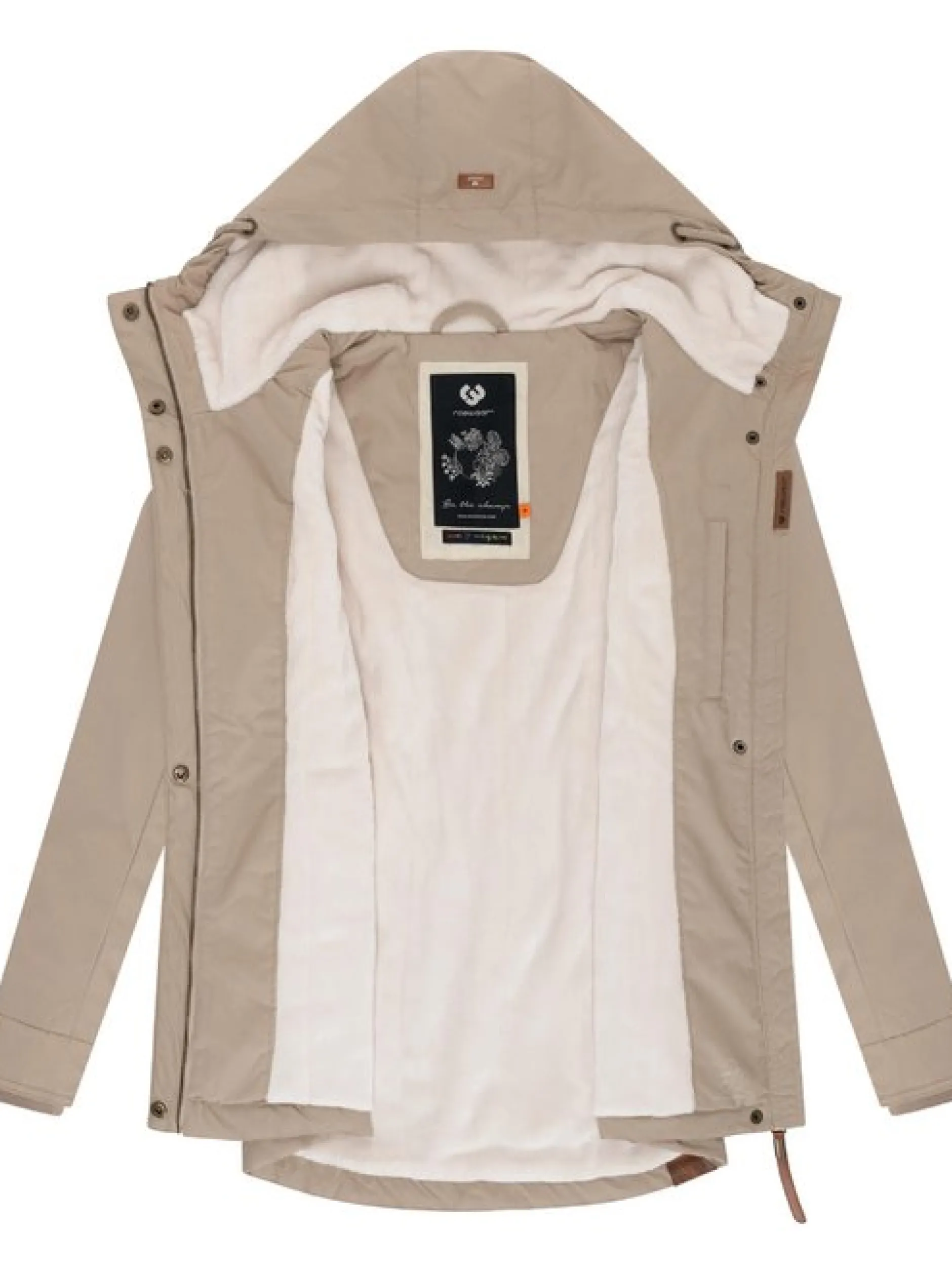 Ragwear Damen Winterjacke - Monade in taupe