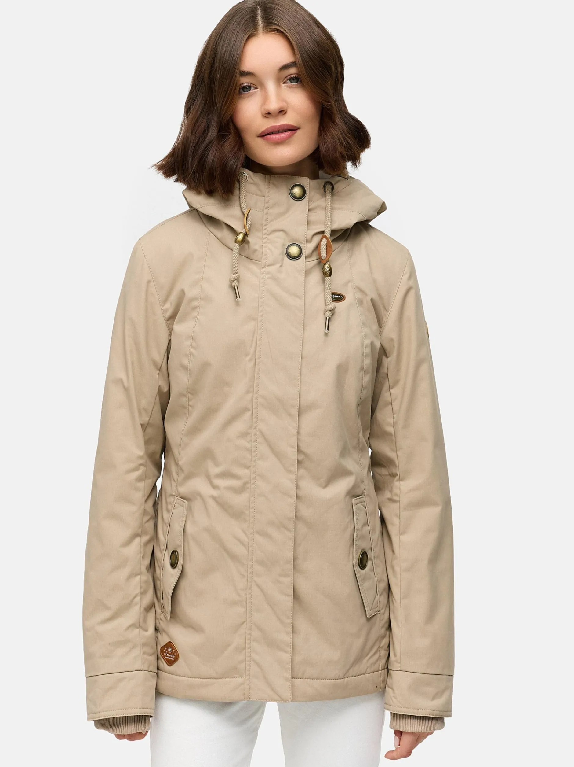 Ragwear Damen Winterjacke - Monade in taupe
