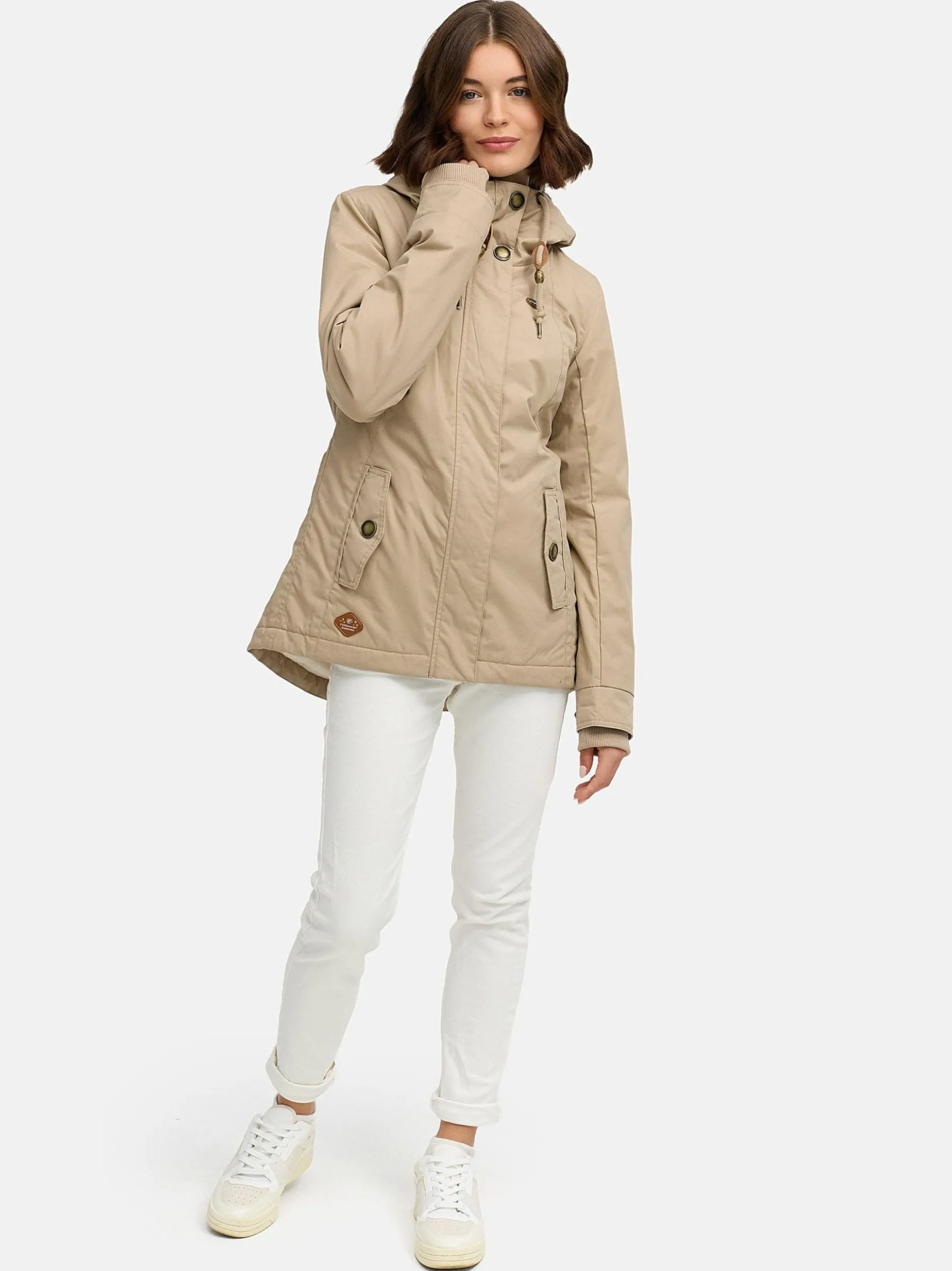 Ragwear Damen Winterjacke - Monade in taupe