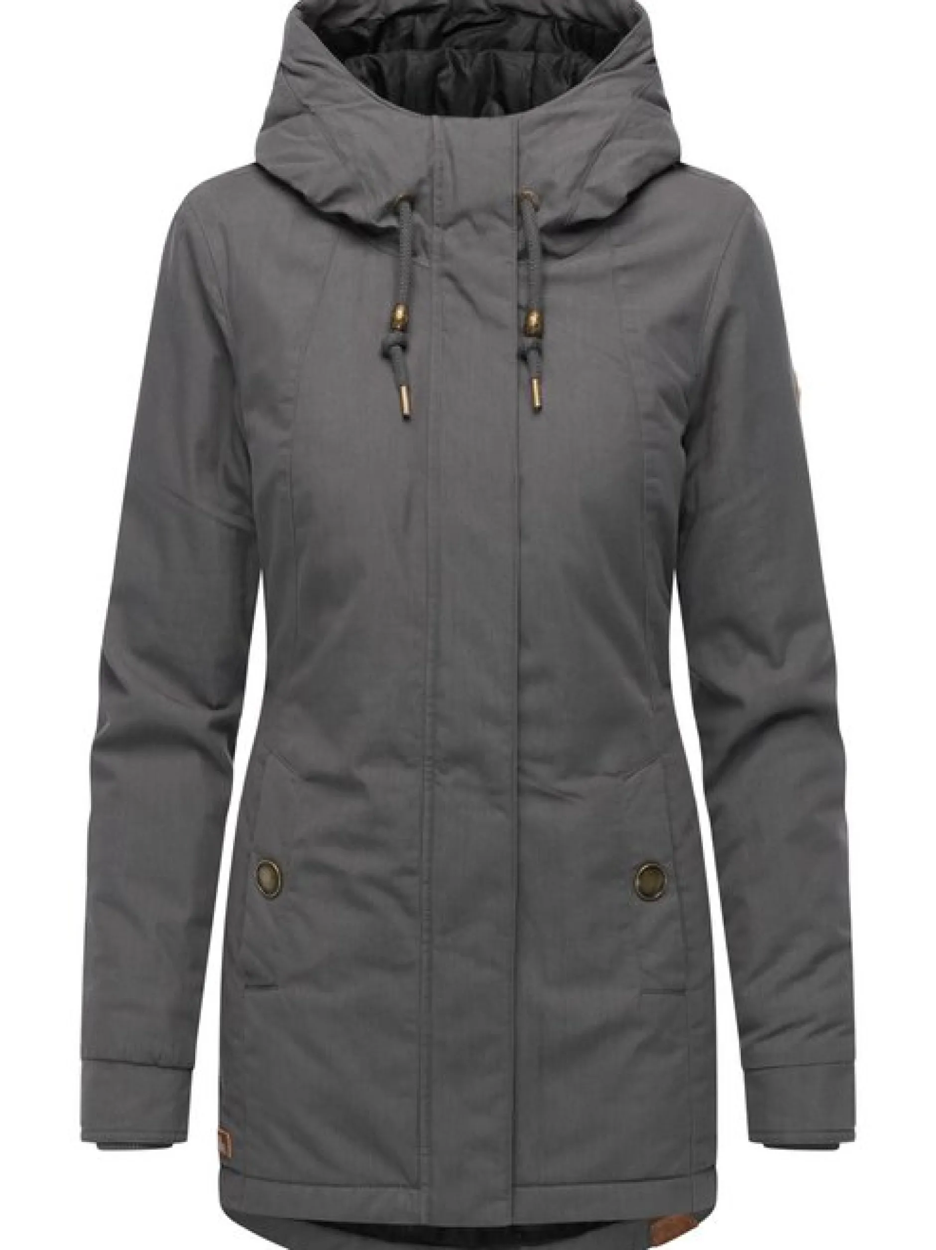 Ragwear Damen Winterjacke - Monadena Parka YOUMODO in grau