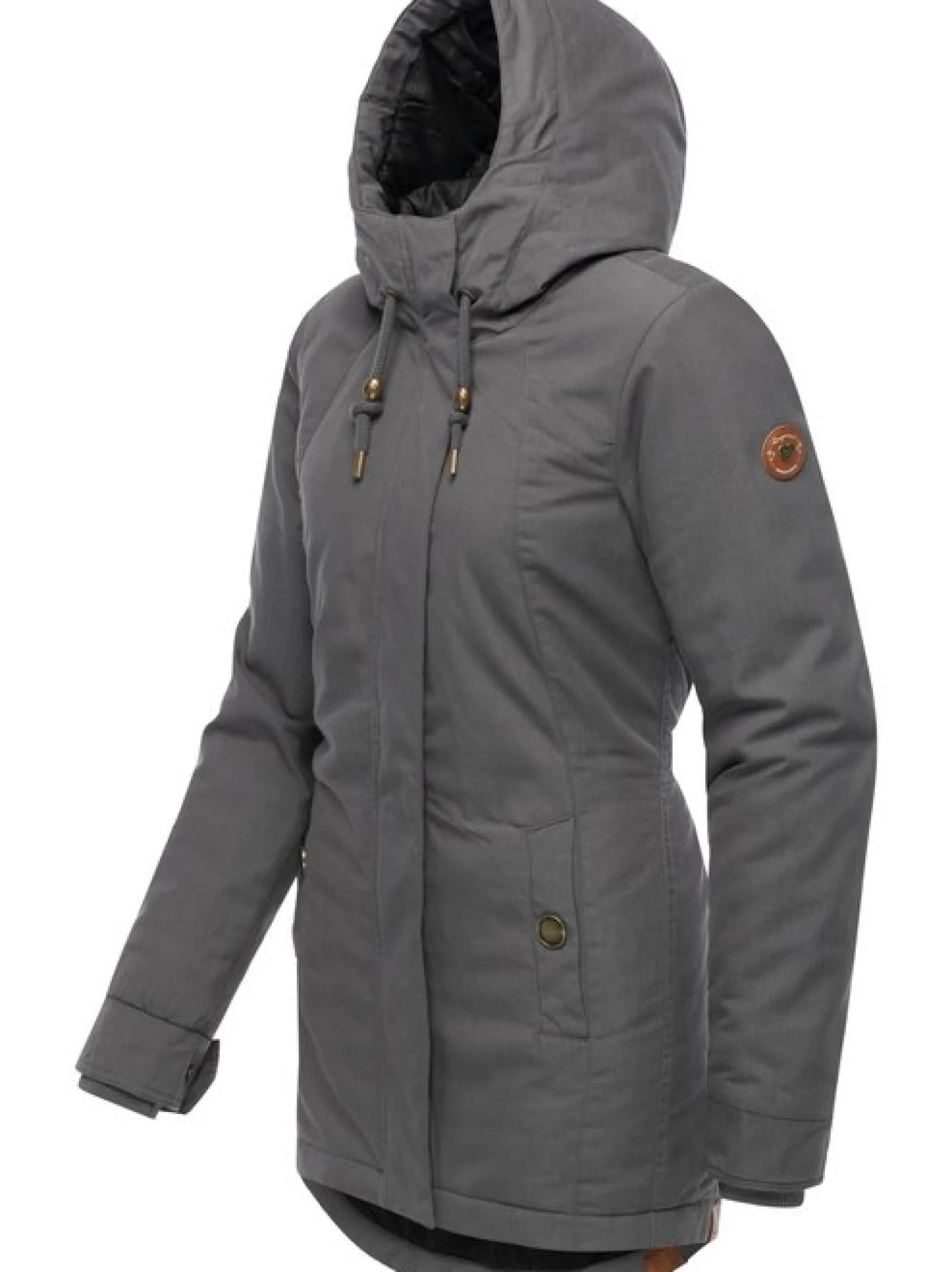 Ragwear Damen Winterjacke - Monadena Parka YOUMODO in grau