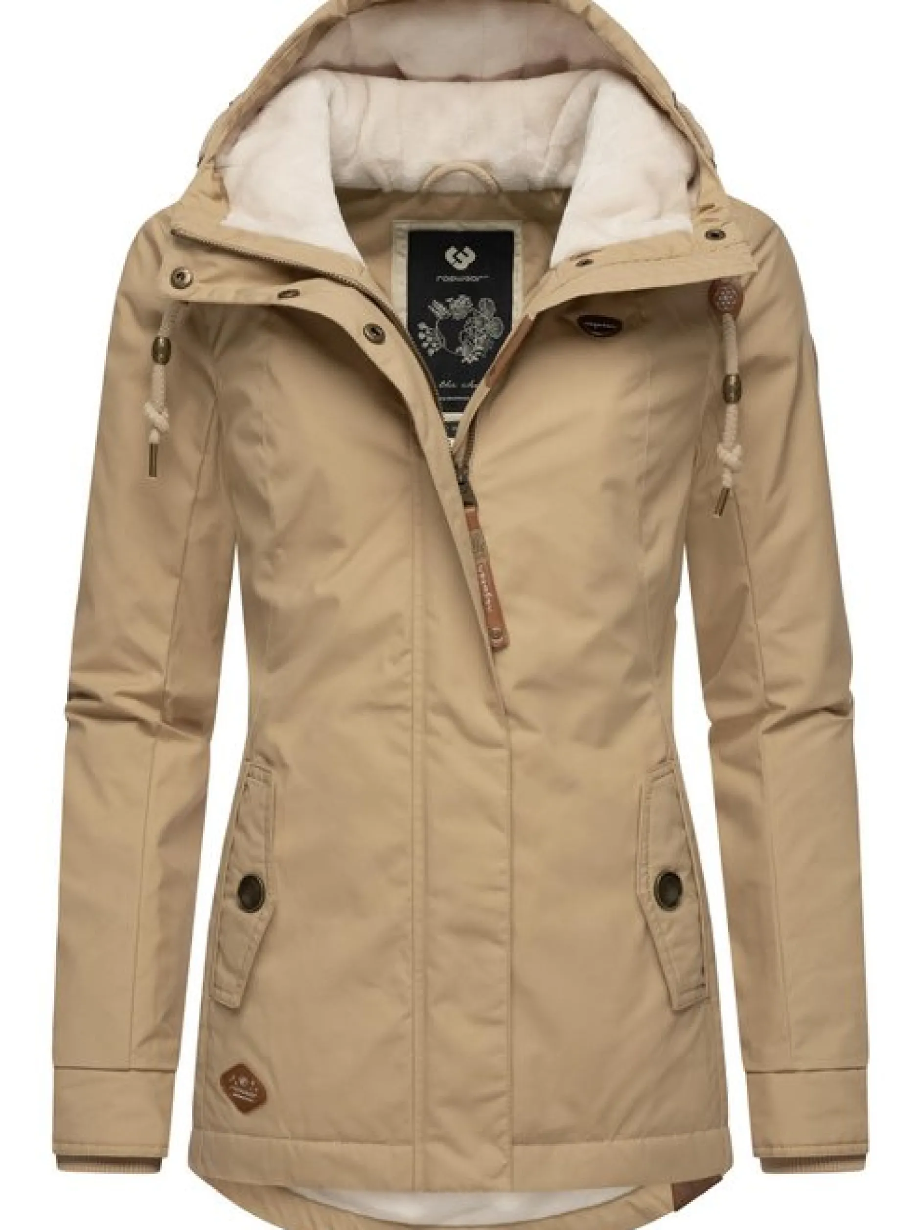 Ragwear Damen Winterjacke - Monade in taupe