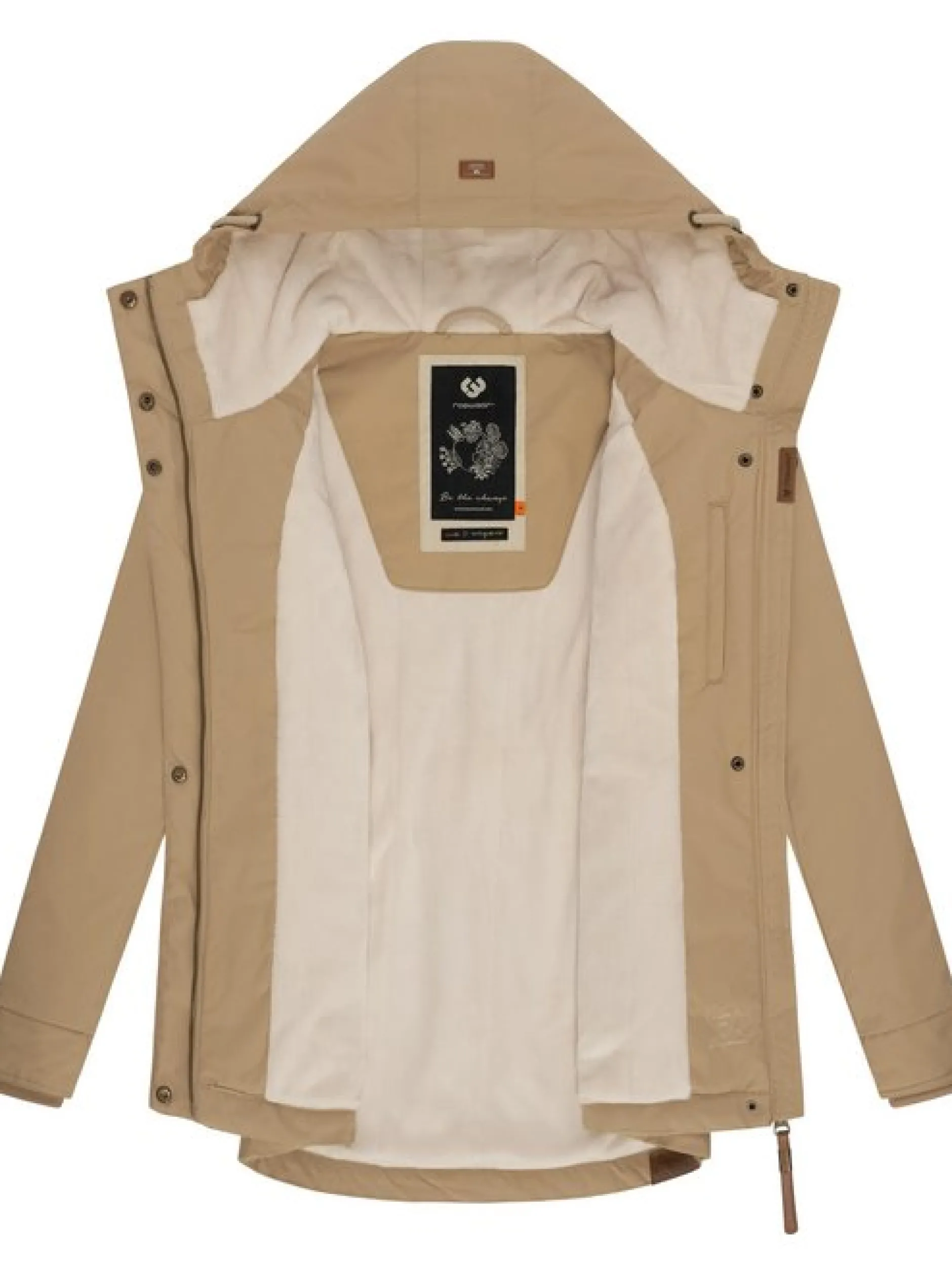 Ragwear Damen Winterjacke - Monade in taupe