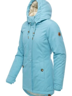 Ragwear Damen Winterjacke - Monadena Parka YOUMODO in blau