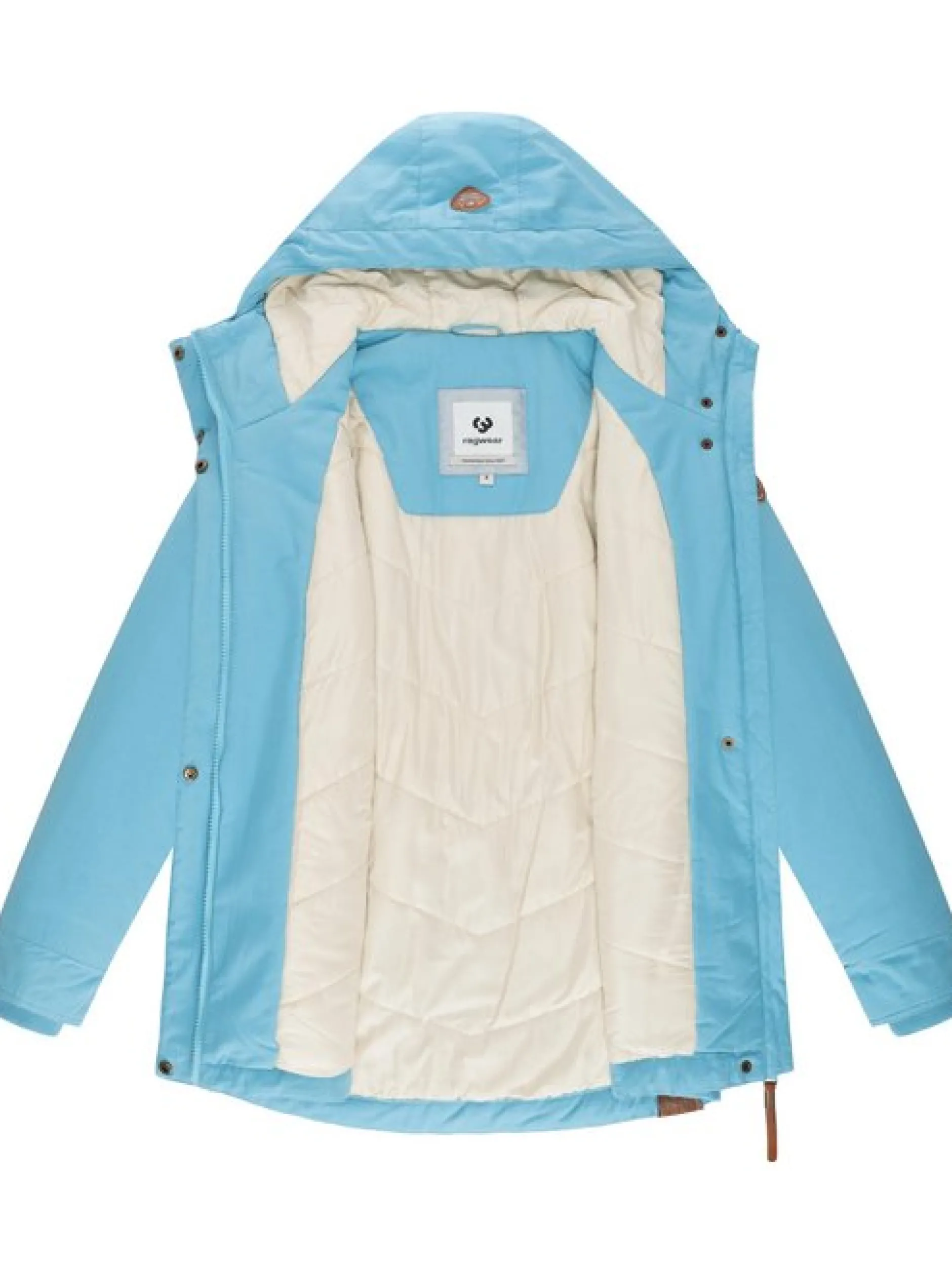 Ragwear Damen Winterjacke - Monadena Parka YOUMODO in blau