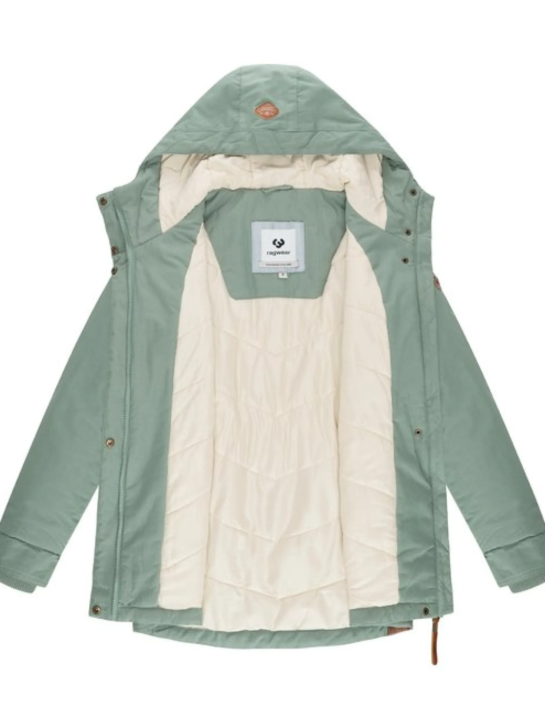 Ragwear Damen Winterjacke - Monadena Parka YOUMODO in grün