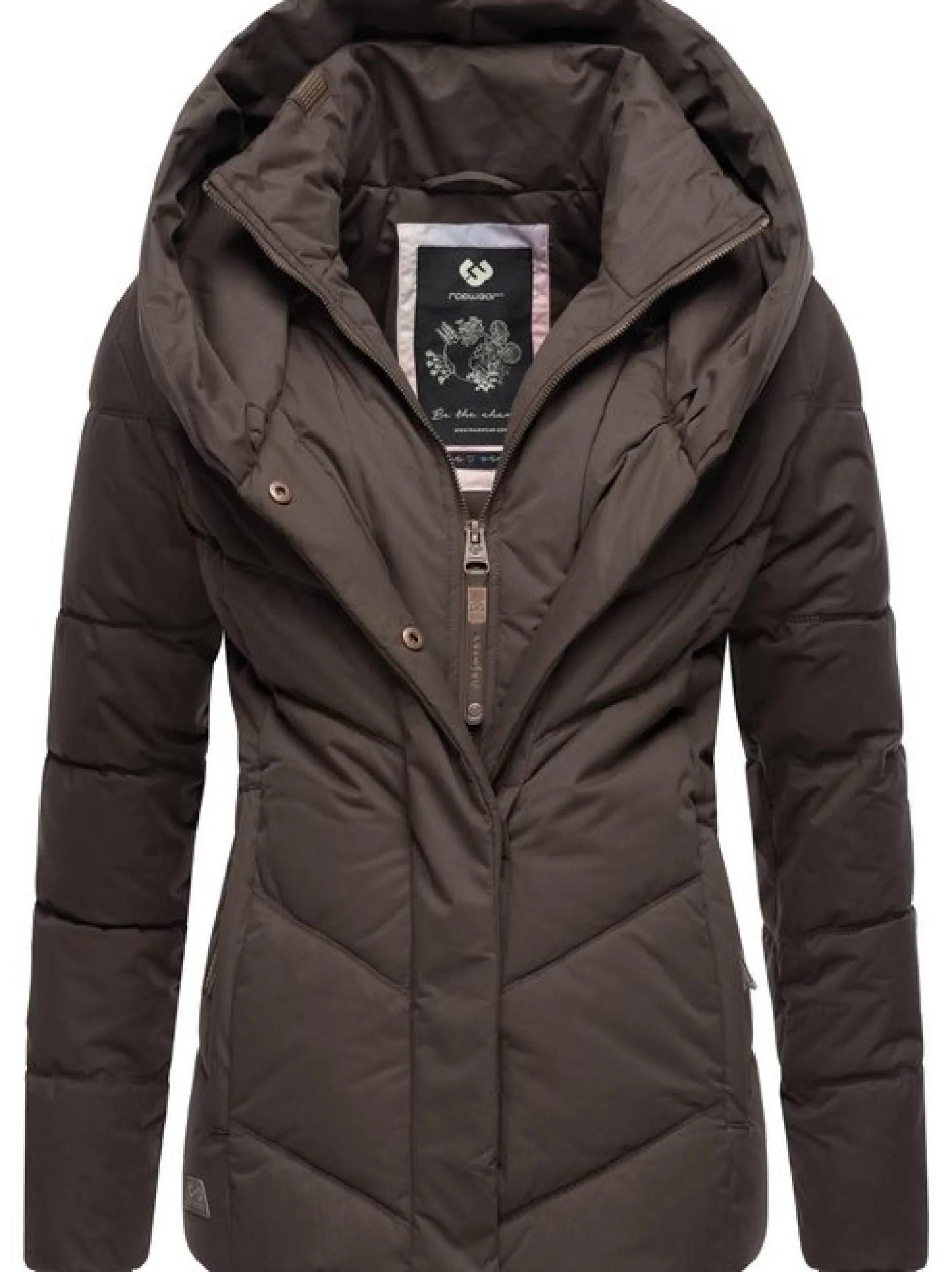 Ragwear Damen Winterjacke - Natesa Intl. in schoko