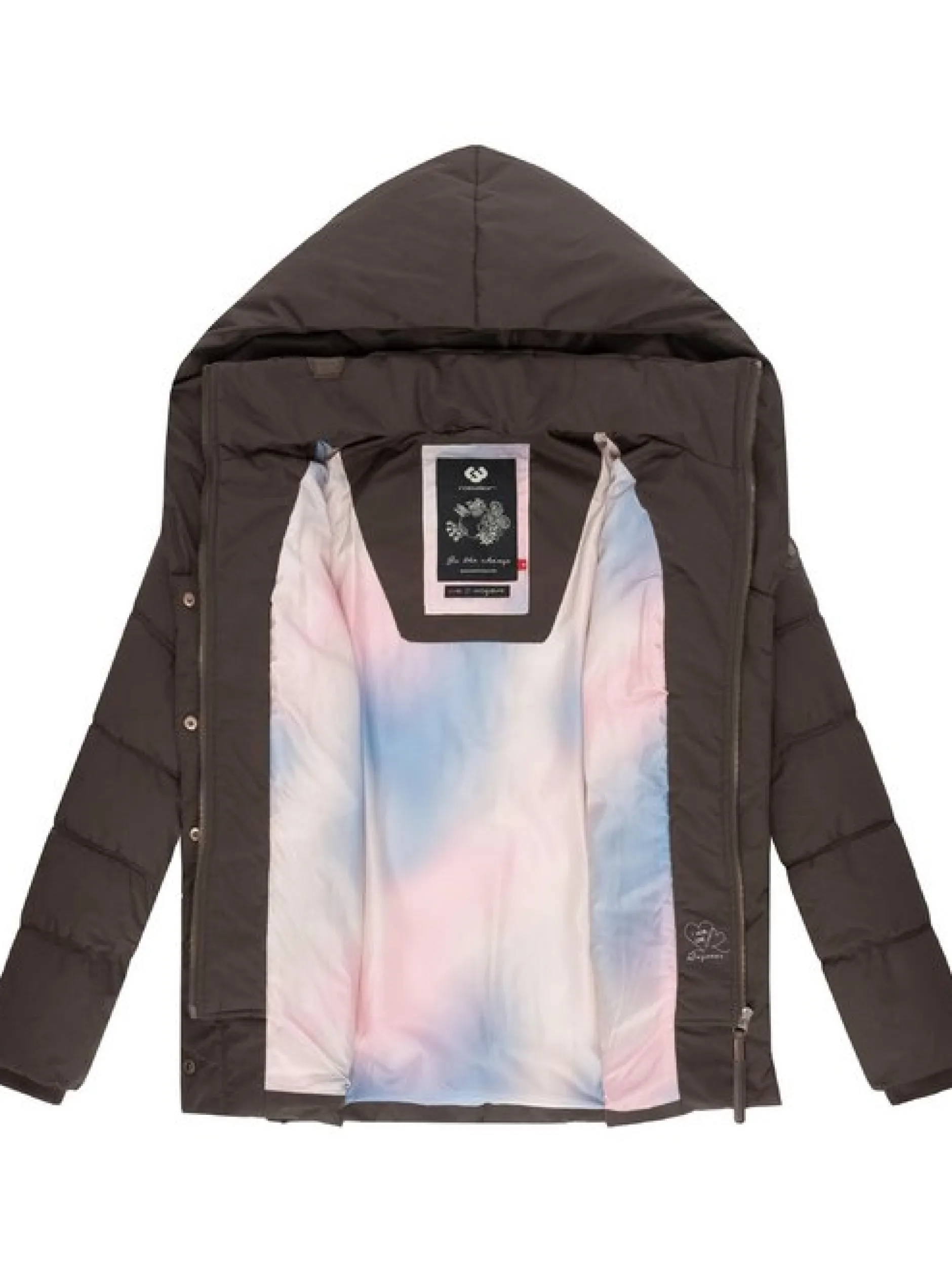 Ragwear Damen Winterjacke - Natesa Intl. in schoko
