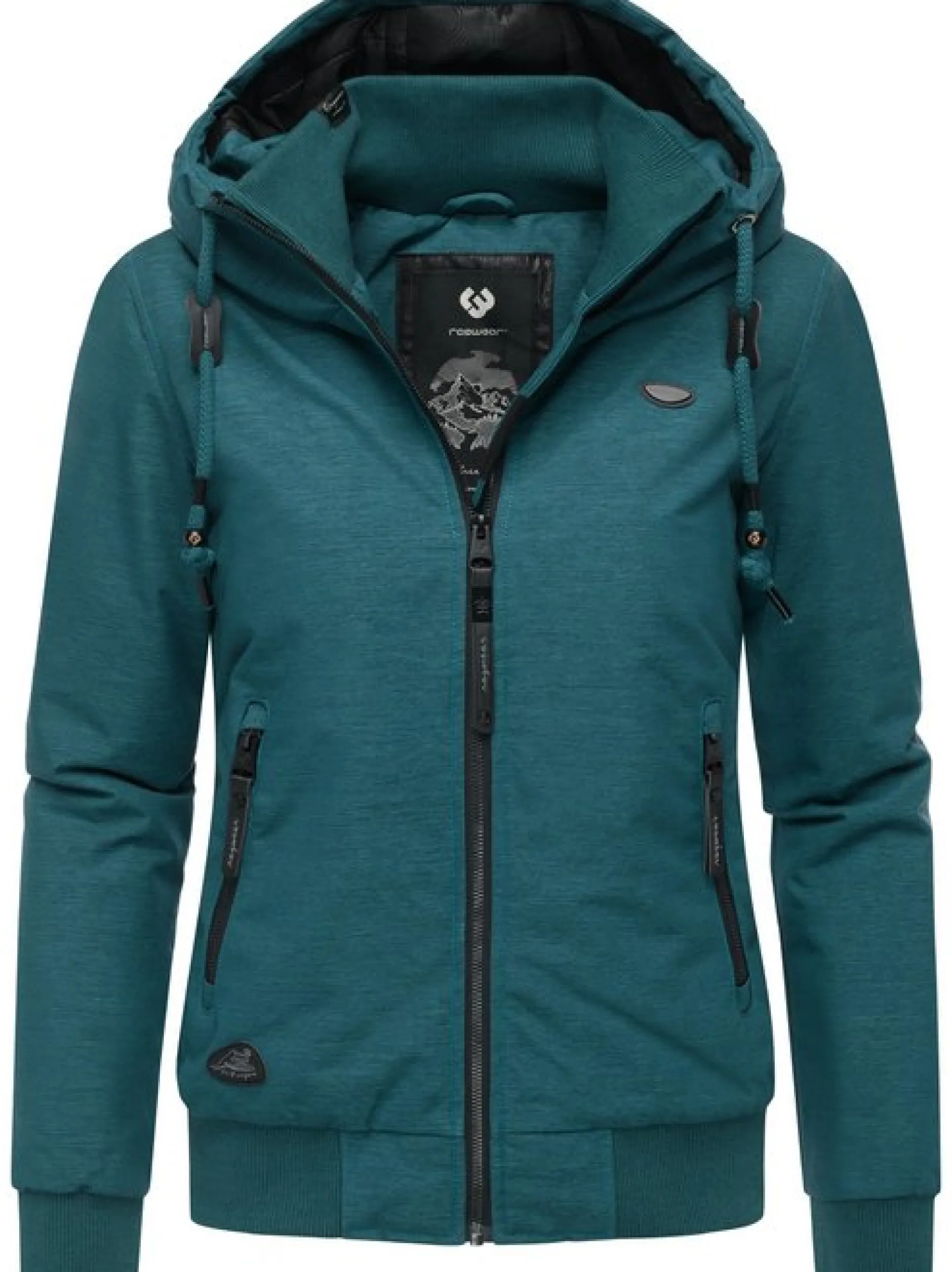 Ragwear Damen Winterjacke - Nuggie Melange in grün