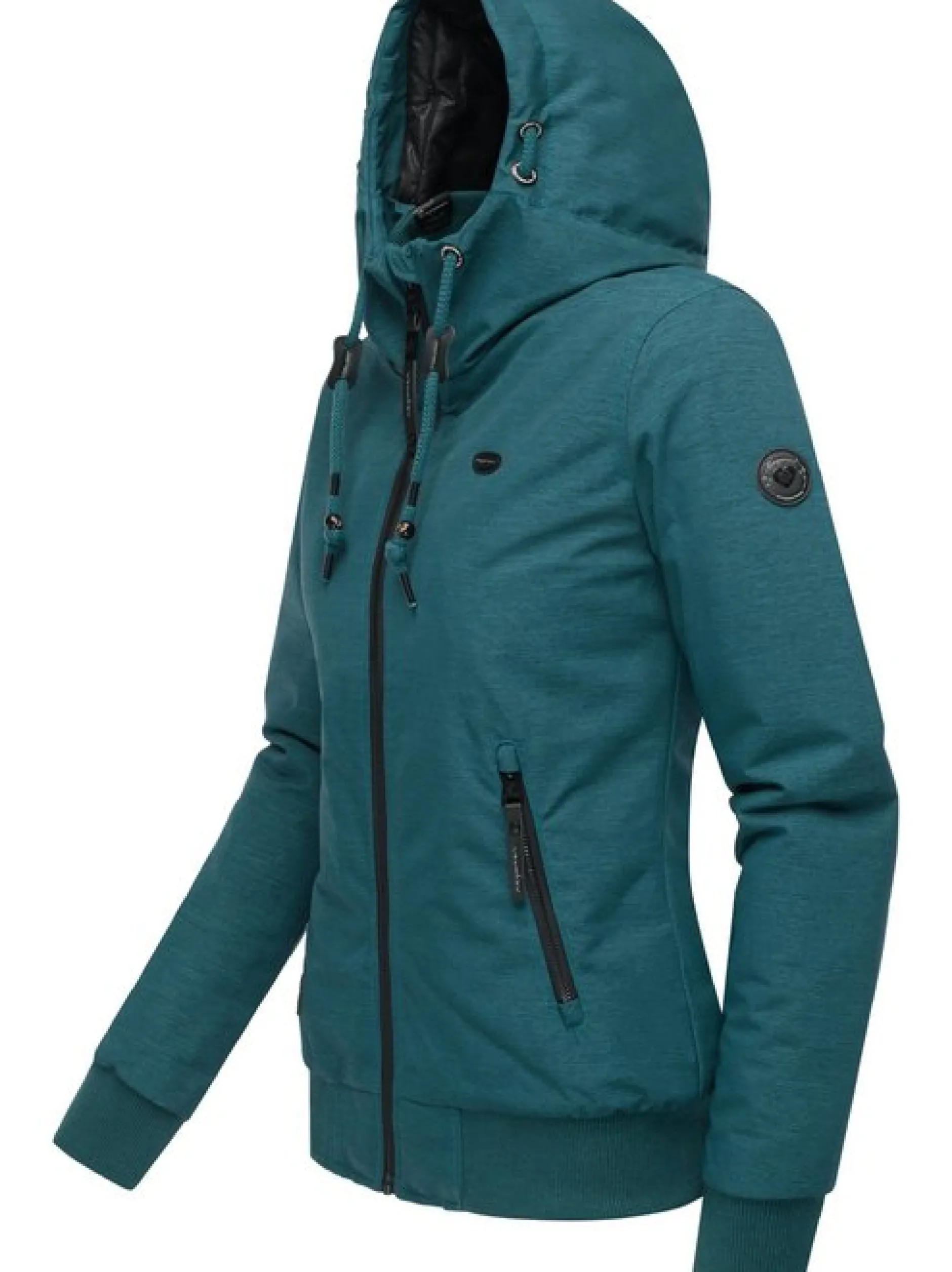 Ragwear Damen Winterjacke - Nuggie Melange in grün