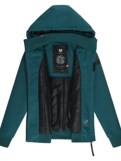 Ragwear Damen Winterjacke - Nuggie Melange in grün
