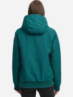 Ragwear Damen Winterjacke - Nuggie Melange in grün
