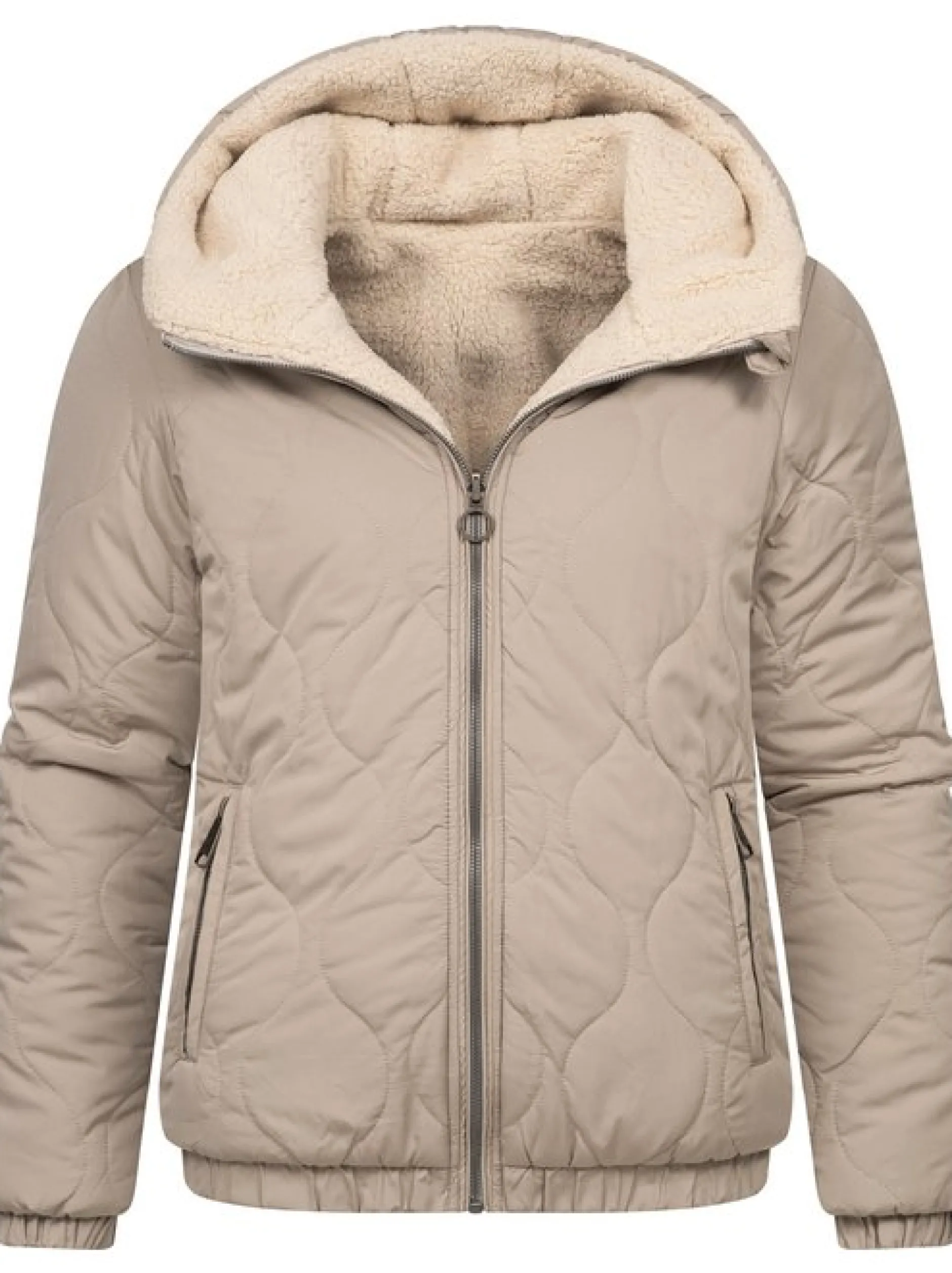 Ragwear Damen Winterjacke - Qaria in beige