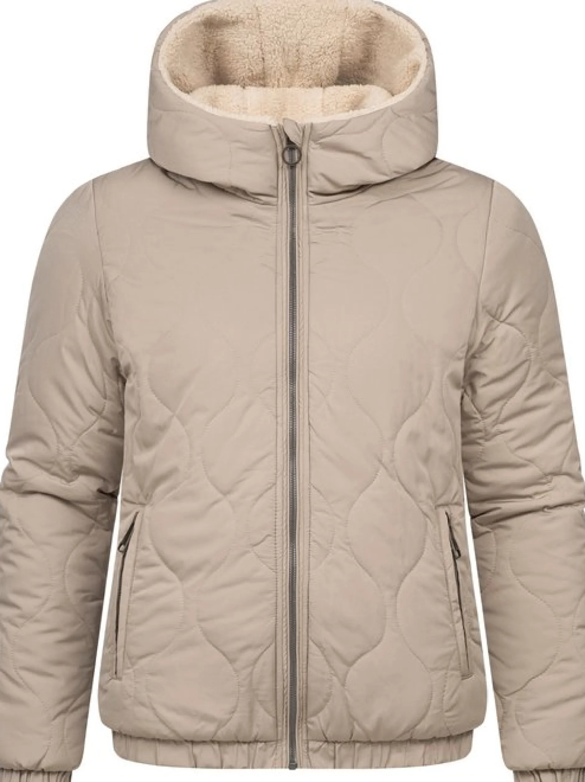 Ragwear Damen Winterjacke - Qaria in beige