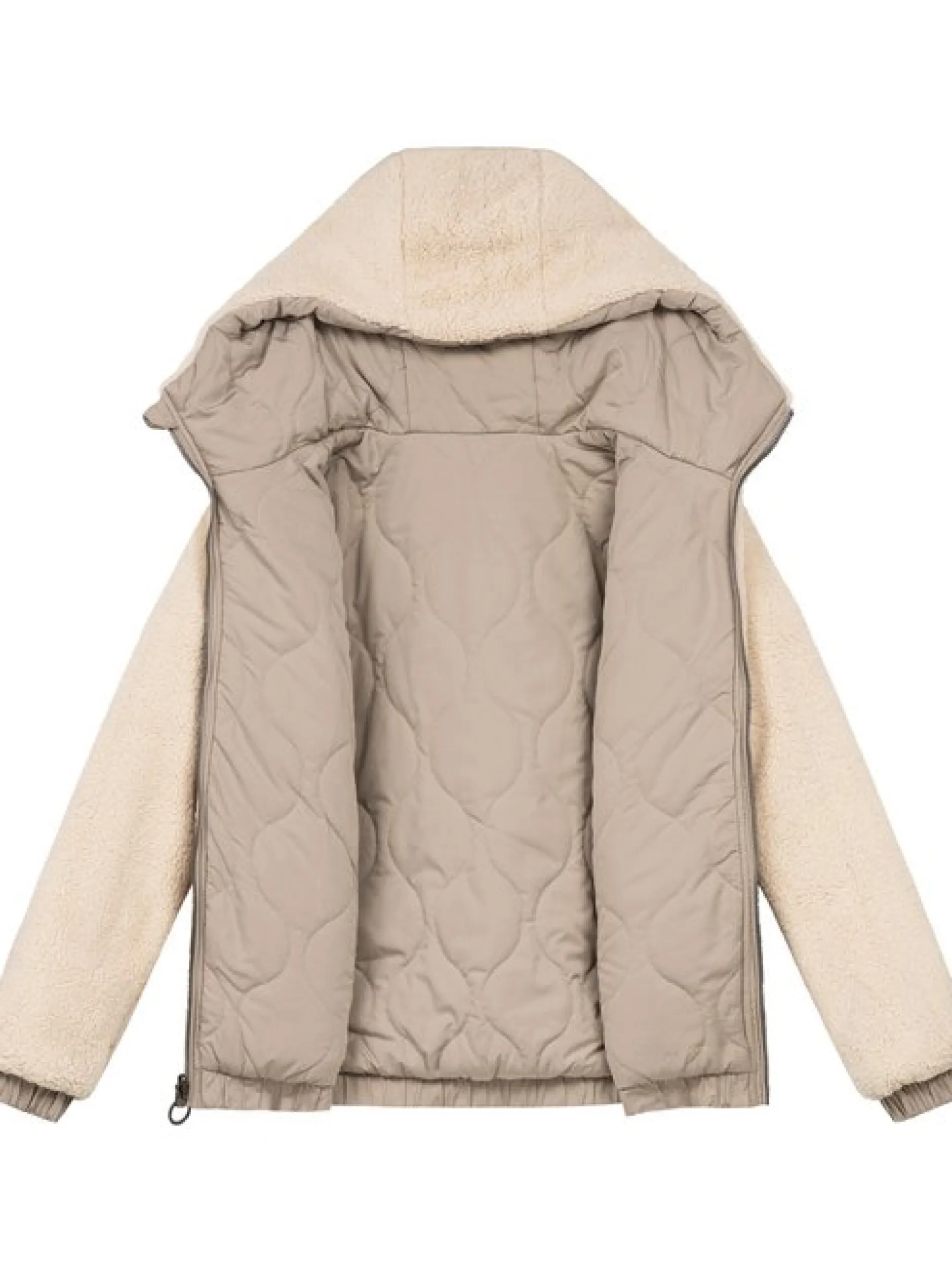 Ragwear Damen Winterjacke - Qaria in beige