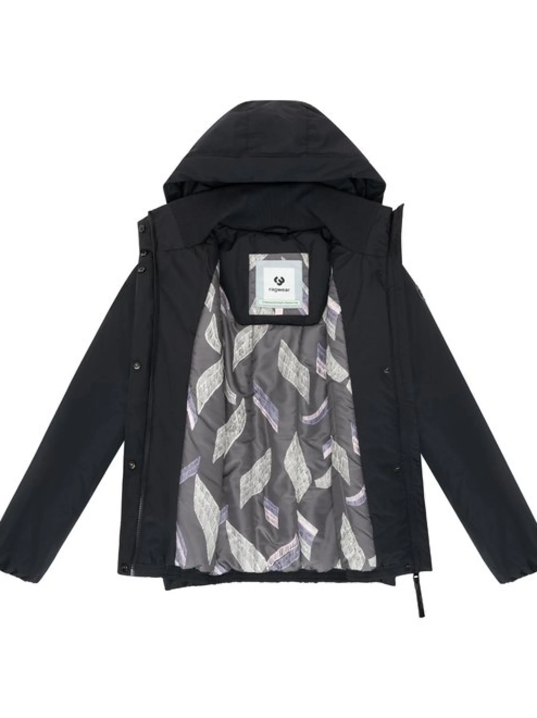 Ragwear Damen Winterjacke - Sunniva Warm in schwarz