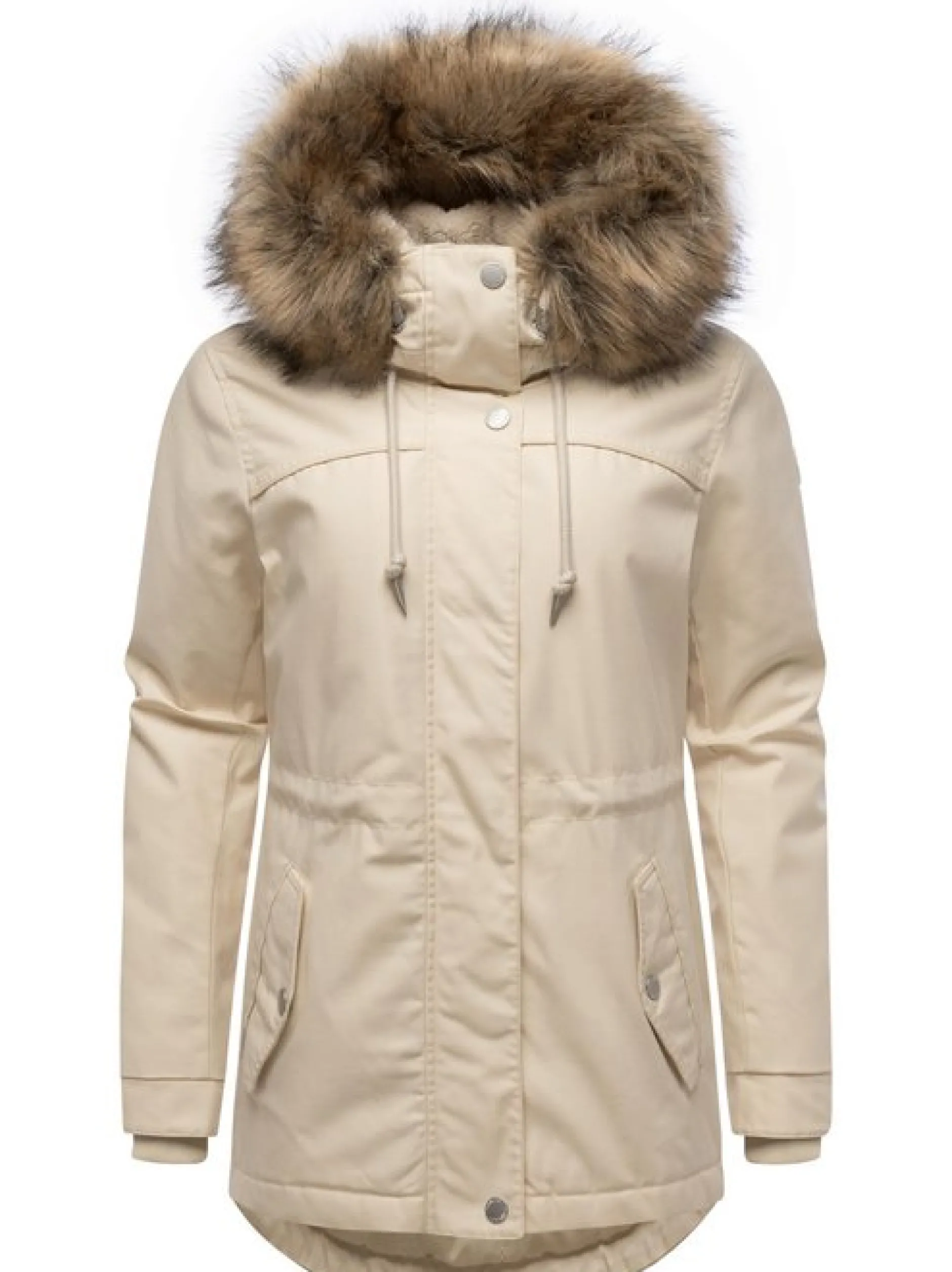 Ragwear Damen Winterjacke - Tawny Short YOUMODO in ecru