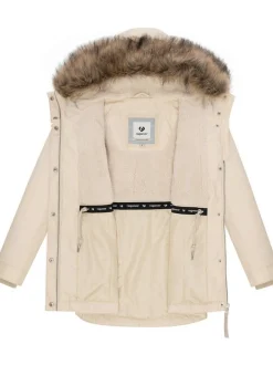Ragwear Damen Winterjacke - Tawny Short YOUMODO in ecru