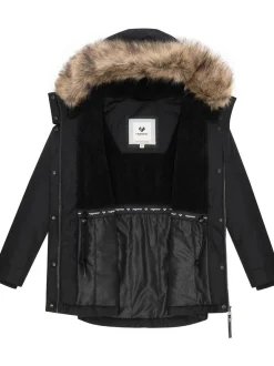 Ragwear Damen Winterjacke - Tawny Short YOUMODO in schwarz