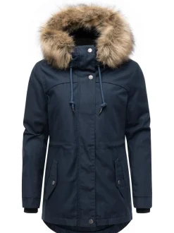 Ragwear Damen Winterjacke - Tawny Short YOUMODO in marine