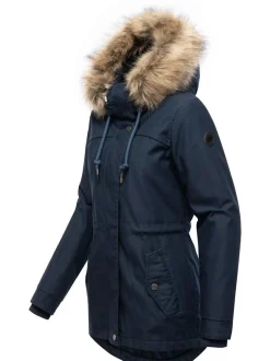 Ragwear Damen Winterjacke - Tawny Short YOUMODO in marine