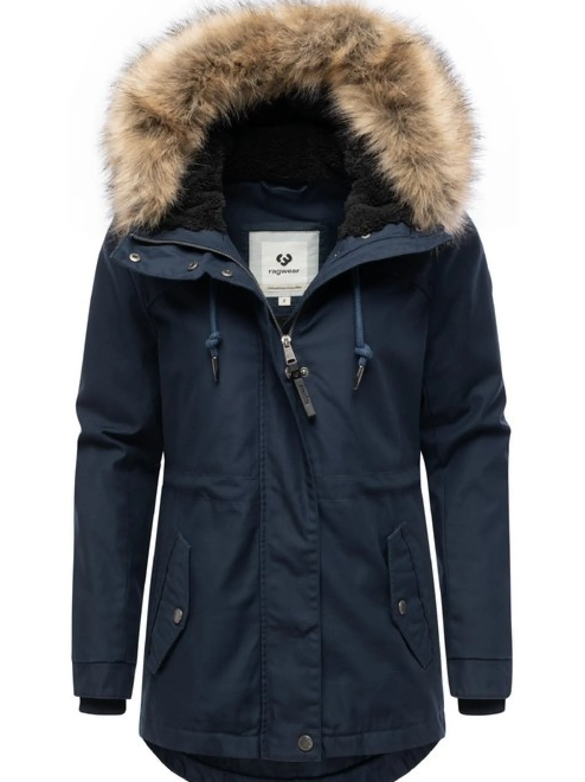 Ragwear Damen Winterjacke - Tawny Short YOUMODO in marine