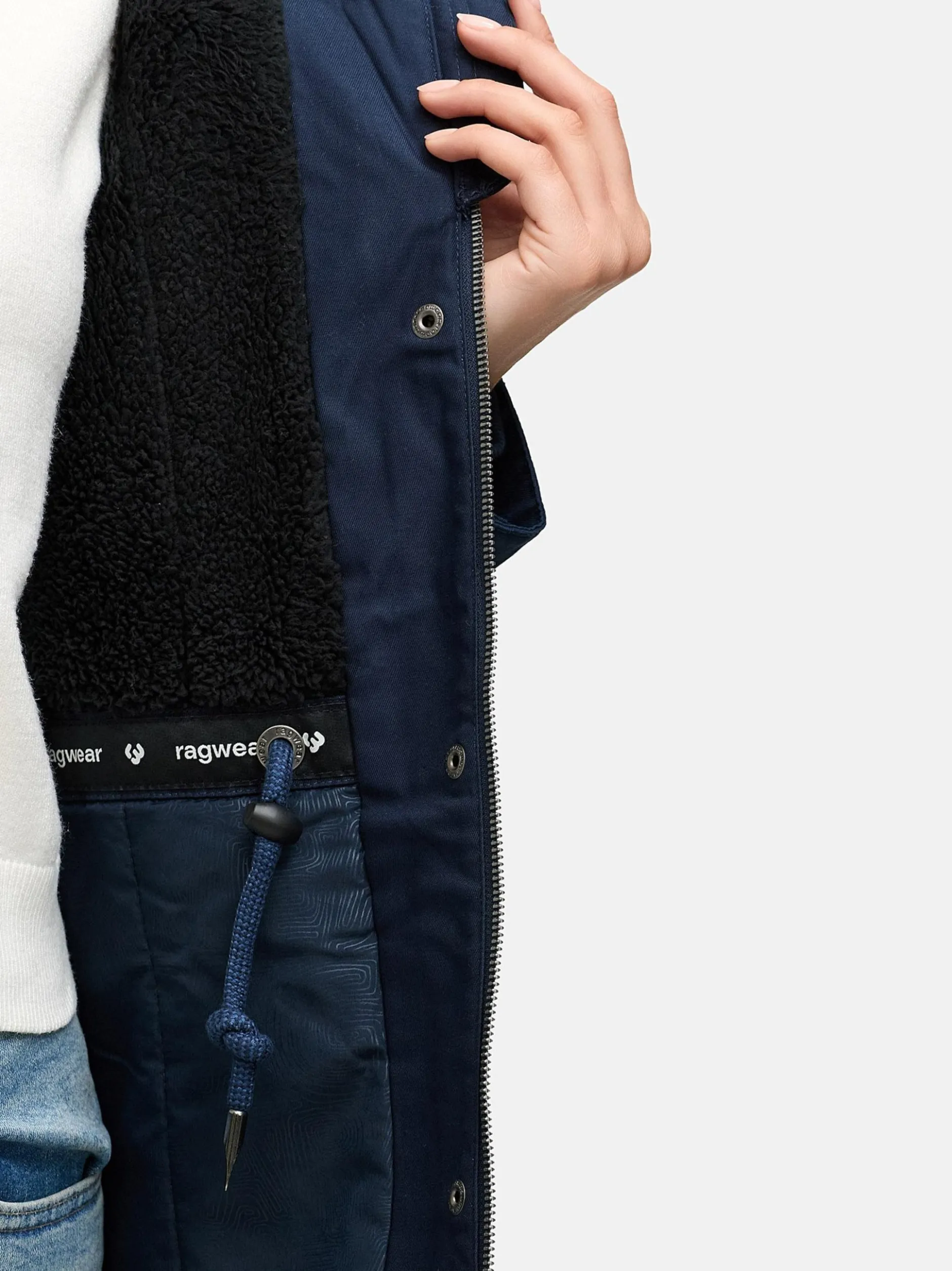 Ragwear Damen Winterjacke - Tawny Short YOUMODO in marine