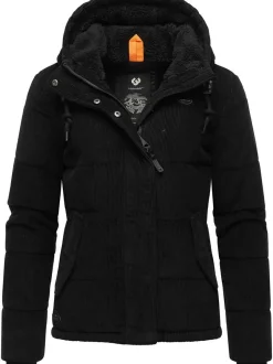 Ragwear Damen Winterjacke - Wuggys in schwarz