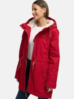 Ragwear Damen Winterjacke - YM-Canny in rot