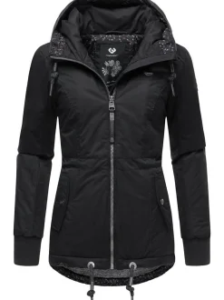 Ragwear Damen Winterjacke - YM-Danka in schwarz