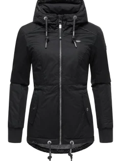 Ragwear Damen Winterjacke - YM-Danka in schwarz