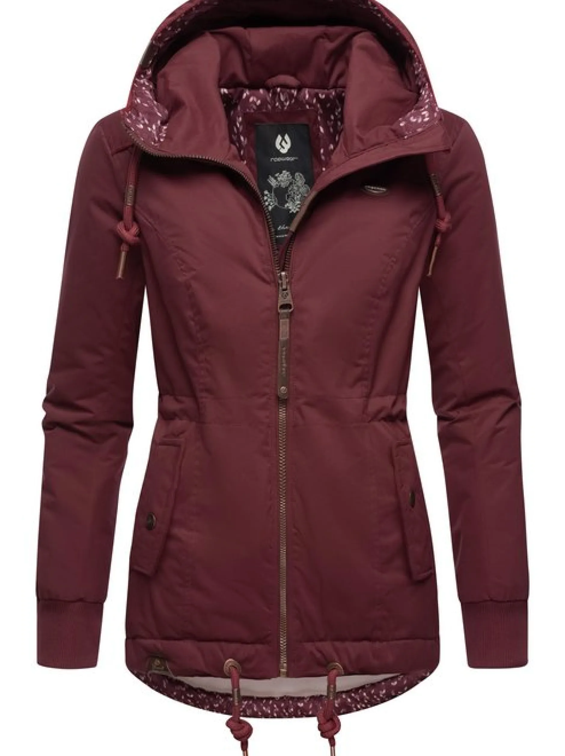 Ragwear Damen Winterjacke - YM-Danka in bordeaux