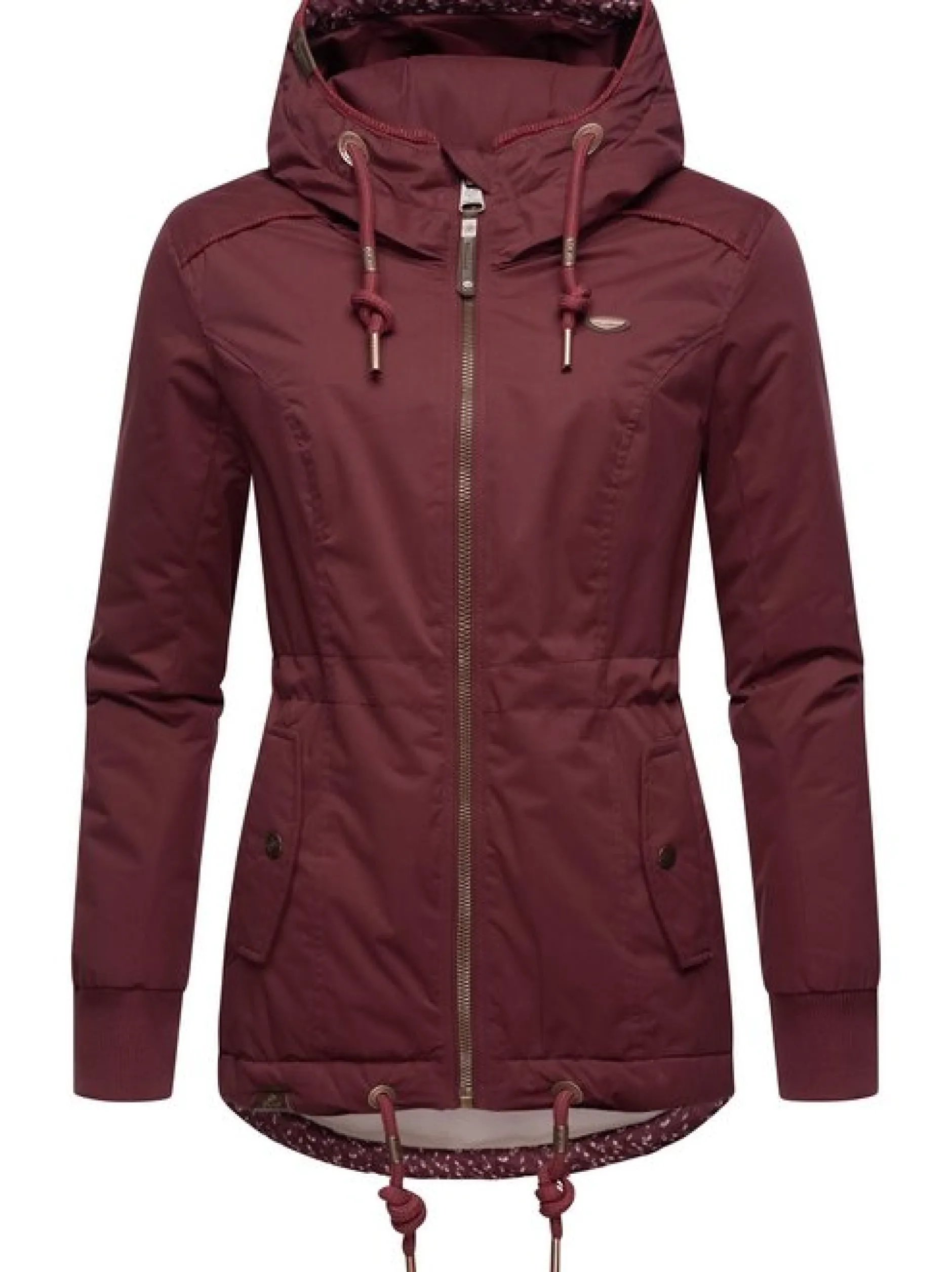 Ragwear Damen Winterjacke - YM-Danka in bordeaux